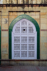 Decorative stone carved Windows & Arches of Imam Bada, Indore, (M.P.). Old sacred place of Shia...