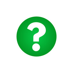green question mark