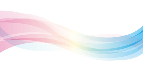 グラデーション波型背景素材