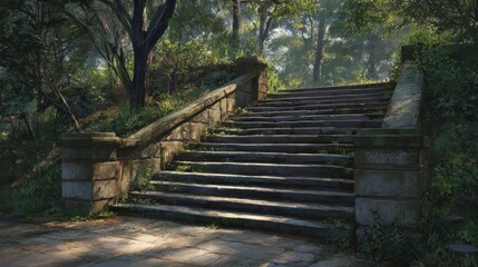 stairs in the park