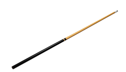 snooker billiard playing stick isolated on transparent background