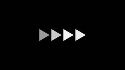 Animation of looping rewind button concept. Rewind Graphic icon Background. play baton icon animated . 4k video - Powered by Adobe