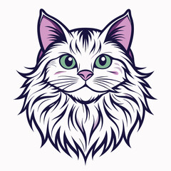 vector illustration of a cat