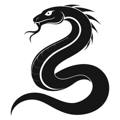 black and white snake