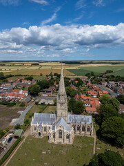 Patrington is a large village and civil parish in the East Riding of Yorkshire, England, in an area known as Holderness, 9 miles (14 km) south-east of Hedon,