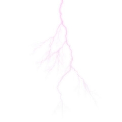 lightning isolated on transparent background, lightning effect overlay png for graphic element