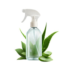 Aloe Vera Spray Bottle – Natural Skincare and Healing Concept

