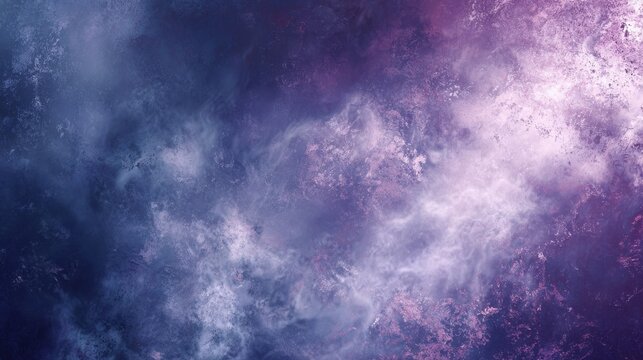 Purple haze fog on metallic surface texture abstract grunge background backdrop for professional photography and design, pale light