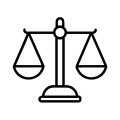 Symbolic Representation of Justice and Legal Balance on a Simple Scale