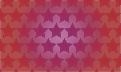 Repeating star pattern background pink