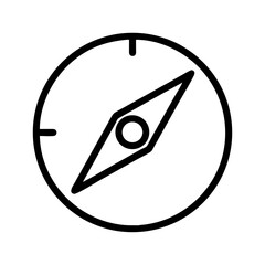 Simple Minimalist Compass Design for Navigation and Direction Finding Purposes
