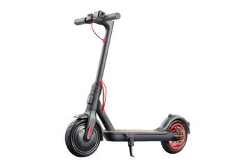 PNG Sleek electric scooter with red accents and modern design