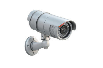 PNG Metal outdoor security camera mounted on wall