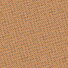 Fototapeta premium Artistic backdrop features a repeated geometric pattern of connecting circles in beige and brown tones, creating an abstract design.