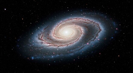Spiral galaxy in deep space (35)