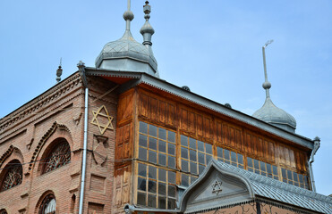 A view from the Six-Domed Synagogue in the Red Town of Quba, Azerbaijan