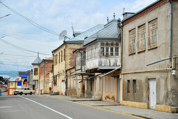 A view of the Red Town in Quba, Azerbaijan