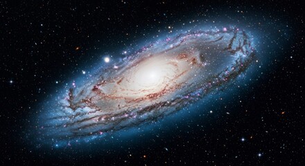 Spiral galaxy in deep space (10)