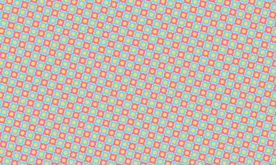 Pastel geometric pattern creates a fun and playful background texture with light blue, pink, and yellow for design projects.