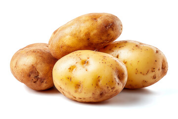 potatoes on a transparent background