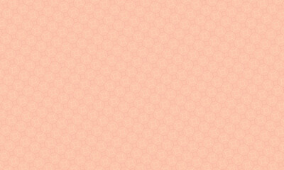 Obraz premium Cellular pattern in soft peach showcases geometric design and subtle aesthetic details with a consistent repeating motif.