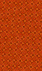 Geometric grid pattern displays a vibrant and seamless terracotta surface, ideal for backgrounds and textile designs.