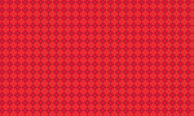 Geometric design presents a seamless pattern in bright red hues, creating an eye-catching and versatile backdrop.