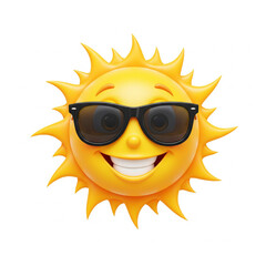 Smiling Sun with Sunglasses" or "Sunny Emoji with Sunglasses