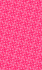 Pretty pink pattern of overlapping circles offers a striking and vibrant background, great for designs and creative projects.
