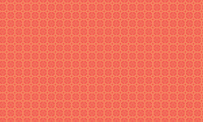 Abstract geometric pattern features a seamless repeating design in shades of pink and peach for contemporary style.