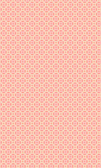 Elegant repeating tile pattern with pastel pink and beige tones, perfect for backgrounds and textile design projects.