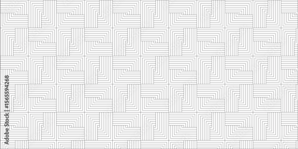 Poster seamless patterns with twisted wavy line art in modern gray tones for minimalist art and templates, 