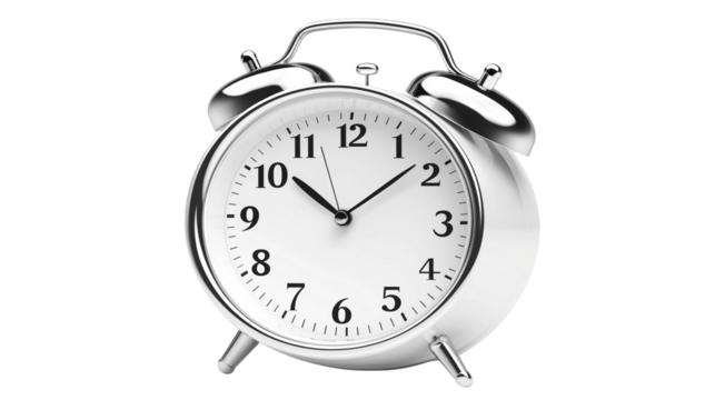 alarm clock isolated on white isolated on white background , transparent png