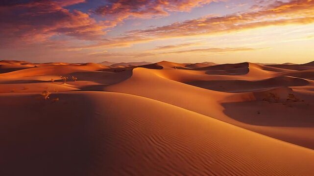 indian thar deser sunset video