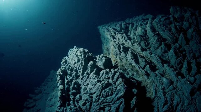 Close-Up View of Mid-Atlantic Ridge Rift