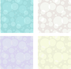Blue bubbles seamless pattern...