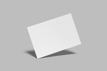 Postcard blank mock up template