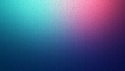 Obraz premium Grainy abstract background, noisy color gradient purple green blue pink vibrant glowing shape on black backdrop, dark banner poster header cover wallpaper