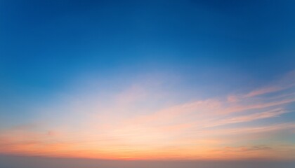 Obraz premium morning sunrise gradient background warm peach to cool blue sky transition gentle and uplifting