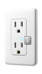 Grounded outlet with a smart home integration for voice control in a tech-savvy household.