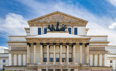 Obraz premium Grand Theatre, National Opera in Warsaw. Art and entertainment in the capital of Poland