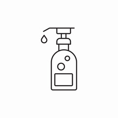 liquid soap icon sign vector