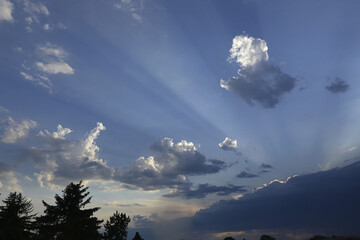 Fototapeta premium abendhimmel