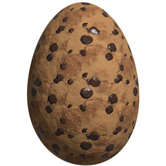 easter egg isolated on white