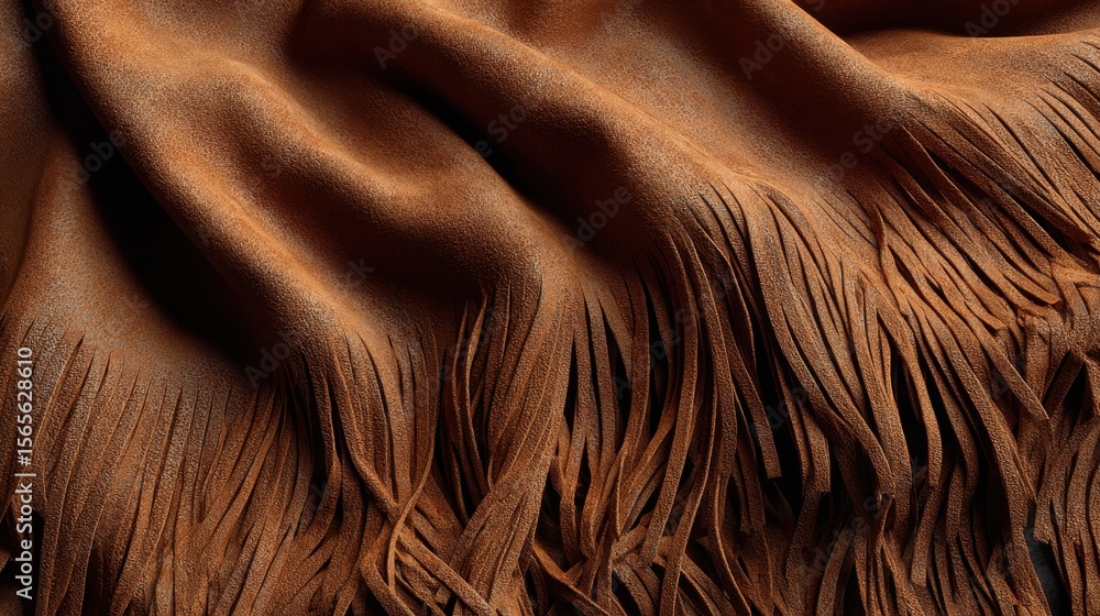 Poster luxurious soft suede fringe texture background for design