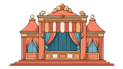 Victorian-era puppet theater