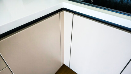 Kitchen Corner Cabinet with Modern Design