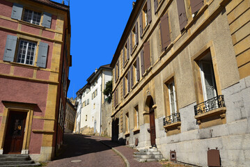 Ruelle médiévale de Neuchâtel. Suisse	