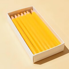 yellow pencil box