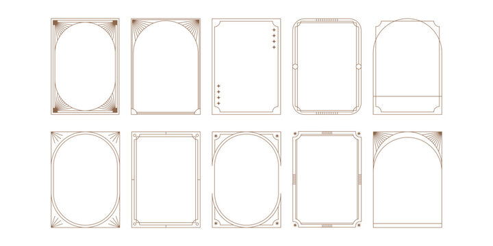 elegant art deco frame collection, luxury frame collection